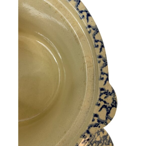 VTG RRP Ransbottom Roseville USA Stoneware Casserole 8.5" x 5" P10125 Oven Safe - Picture 5 of 10